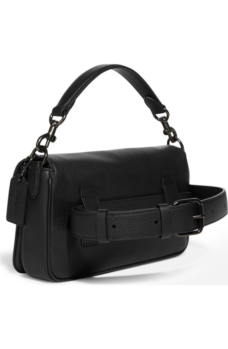 COACH Soft Tabby Signature Leather Convertible Shoulder Bag, Alternate, color,