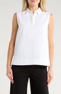 Theory Stretch Cotton Sleeveless Polo