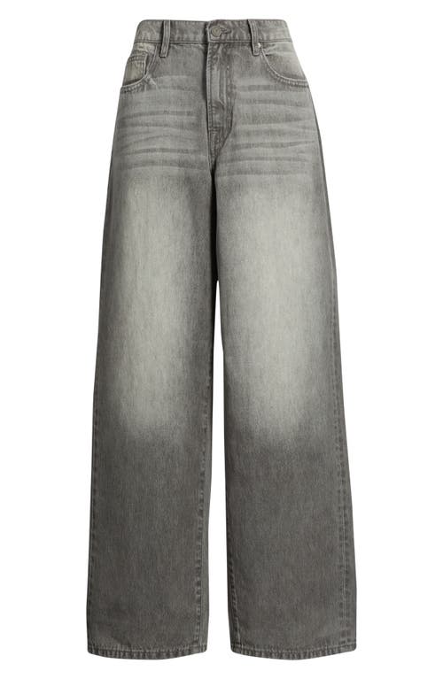 Hidden Jeans Oversize Baggy Wide Leg Jeans In Gray