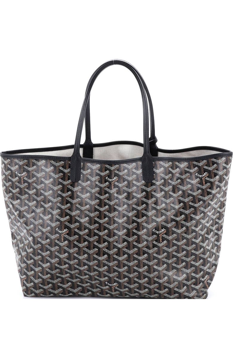 Pre-Owned Goyard Saint Louis Tote Coated Canvas PM, Alternate, color, Black