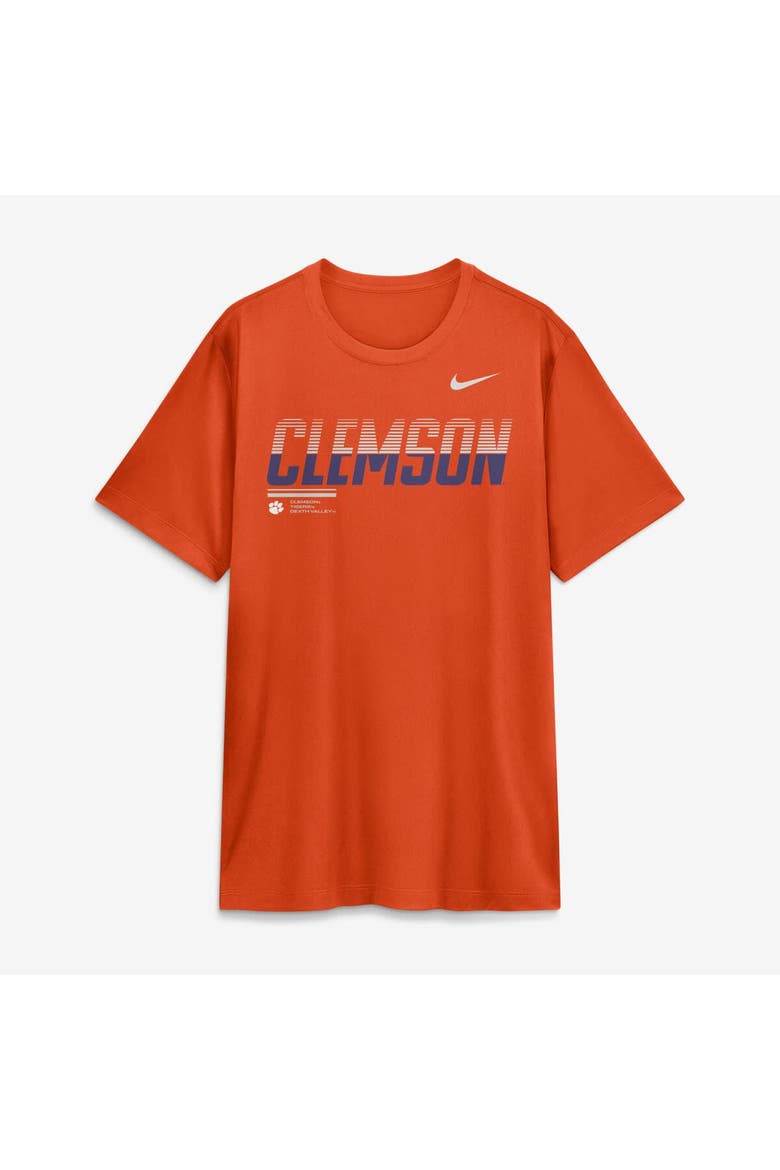 Men's Nike Orange Clemson Tigers Sideline Legend Dri-FIT T-Shirt, Alternate, color, Orange