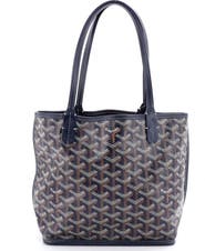 Pre-Owned Goyard Anjou Reversible Tote Coated Canvas Mini