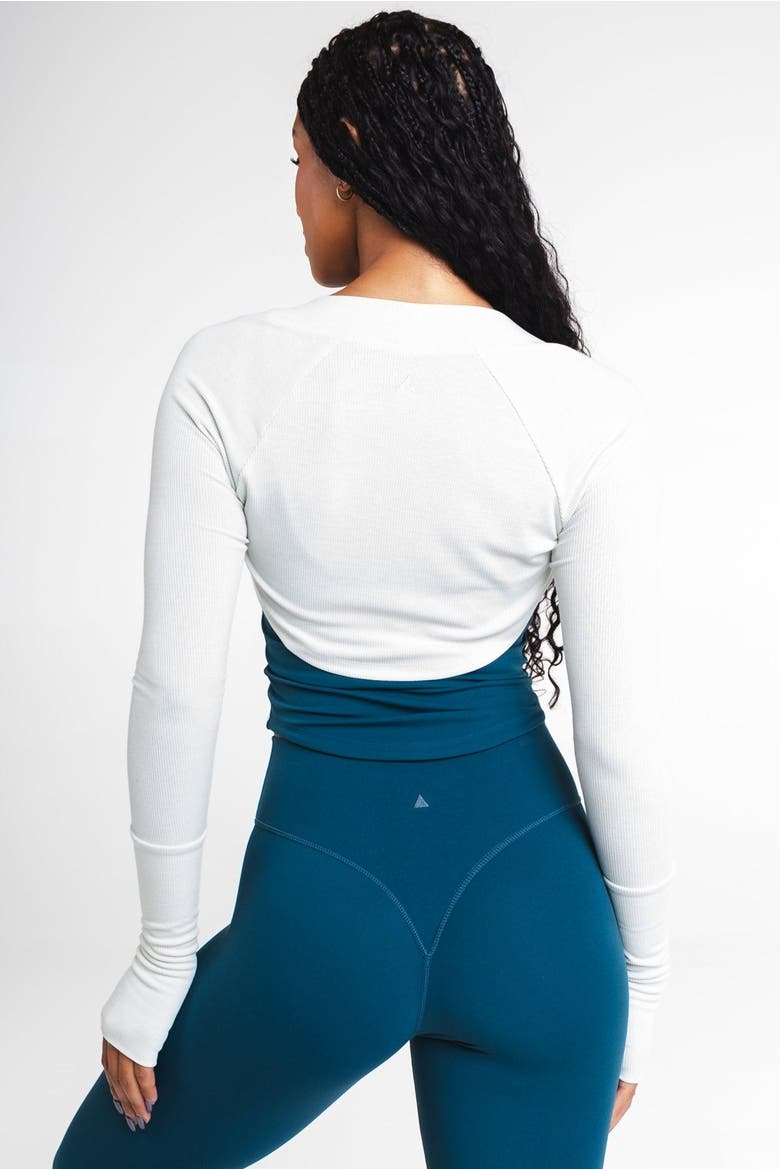 Easy Rib Shrug, Alternate, color, Pistachio