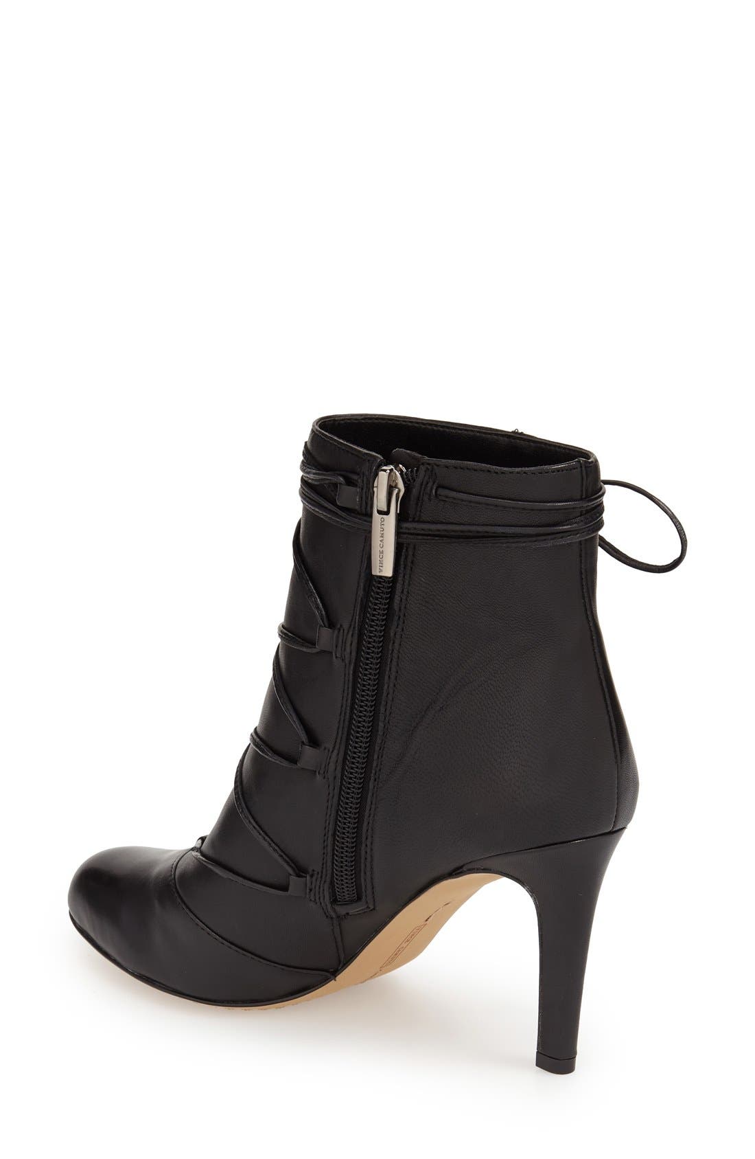 Vince Camuto 'Chenai' Wraparound Lace Bootie, Alternate, color, 