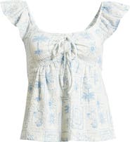BP. Flutter Sleeve Top