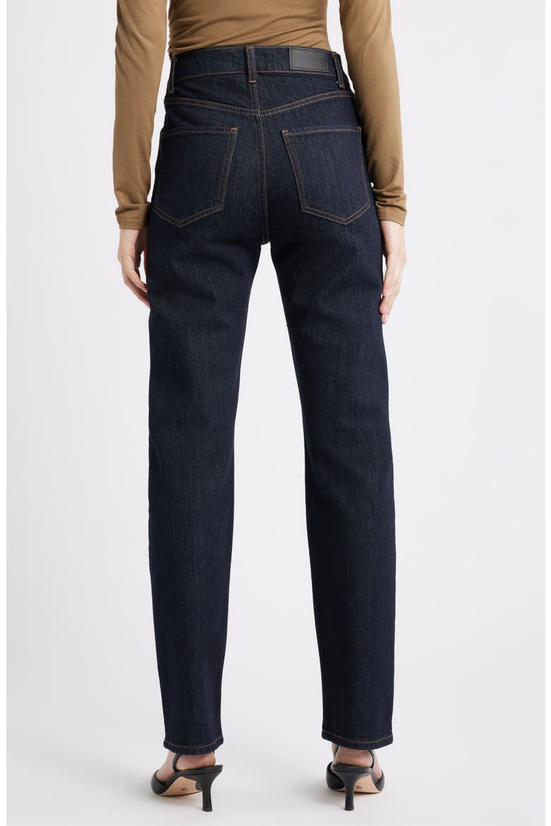 Topanga High Waist Straight Leg Jeans, Alternate, color, MIDNIGHT BLUE
