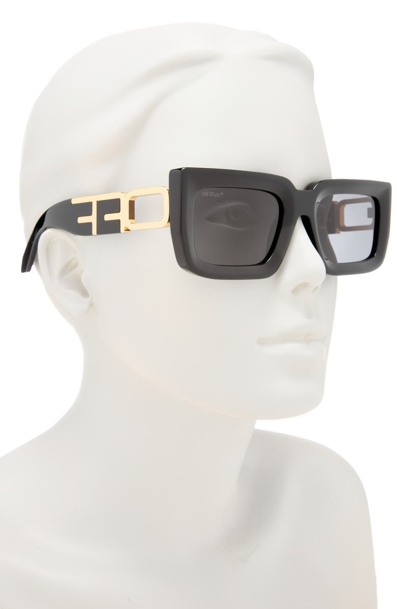 Off-White 54mm Boston Square Sunglasses, Alternate, color, 
