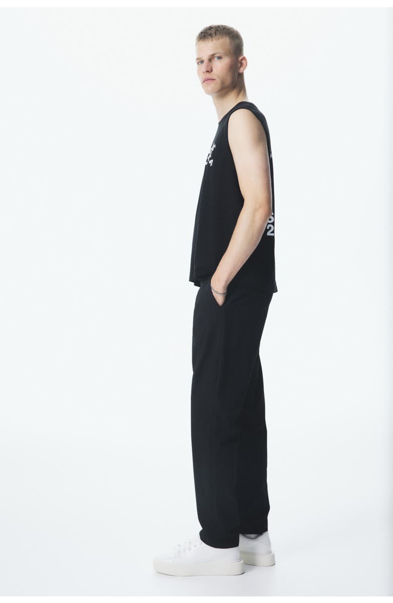 H&M Slim Fit Trousers, Alternate, color, Black