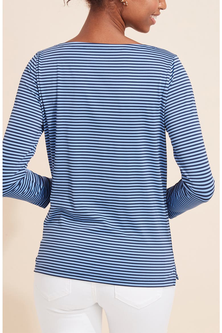 Sankaty Stripe Boat Neck Top, Alternate, color, NEWPORT/ DEEP BAY