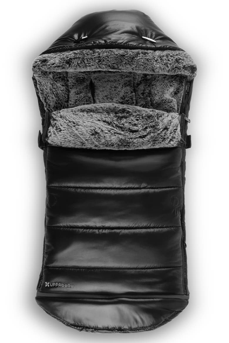 CozyGanoosh Luxe Faux Fur Lined Quilted Footmuff, Main, color, LYLA