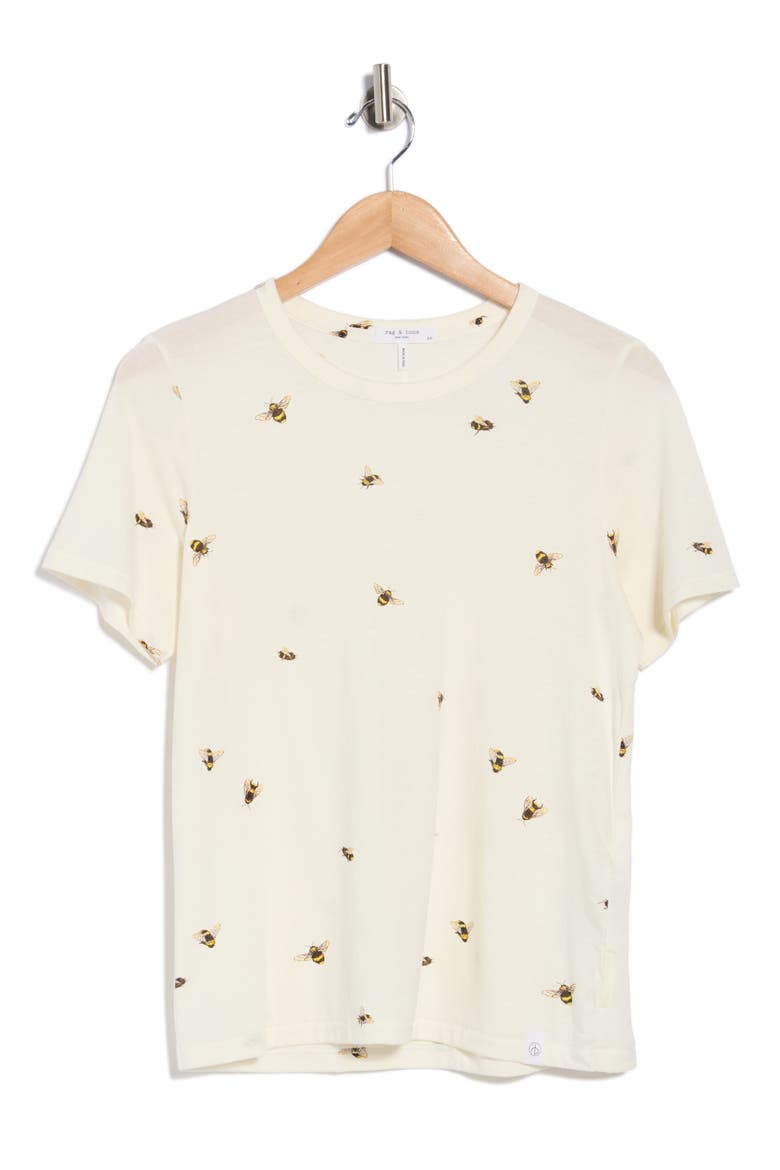 Bumblebee Graphic T-Shirt, Alternate, color, WHITE MULTI