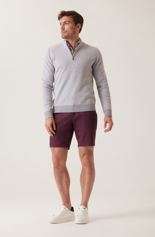Shop Deke Oasis Luxeflex Twill Bermuda Shorts In Port