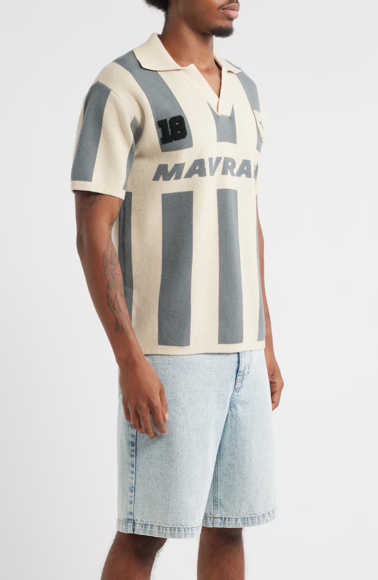 MAVRANS Stripe Knit Soccer Jersey, Alternate, color,
