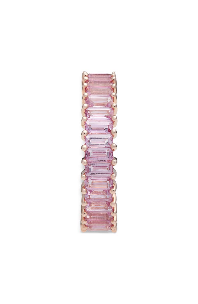 Dana Rebecca Designs Kristyn Kylie Pink Sapphire Eternity Ring, Alternate, color,