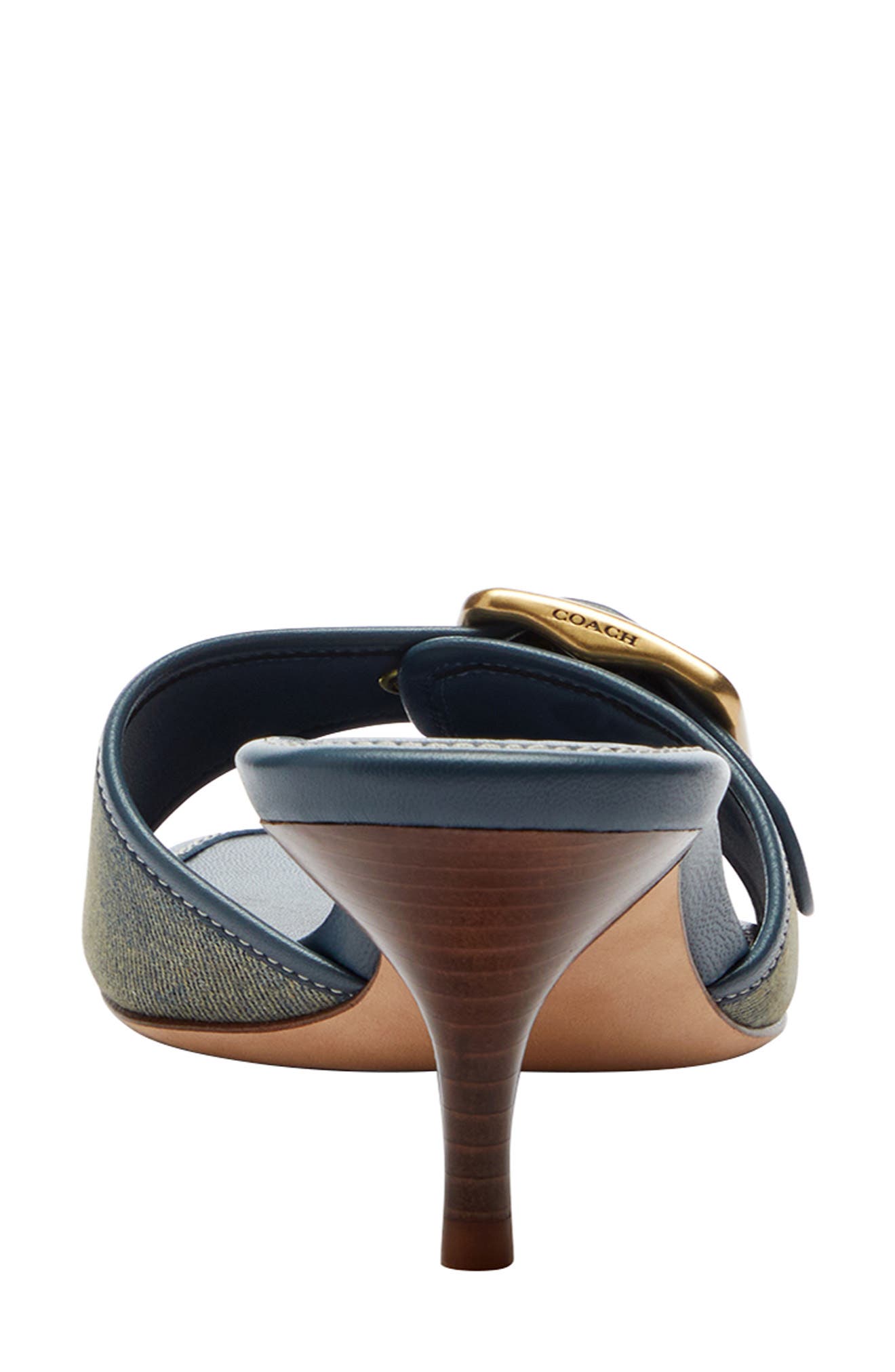 COACH Margot Sandal, Alternate, color, Dark Indigo.