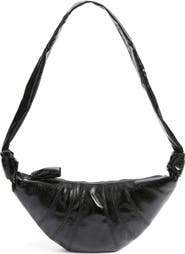 Lemaire Small Croissant Coated Cotton Crossbody Bag