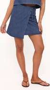 Petal & Pup Siena Denim Wrap Skirt
