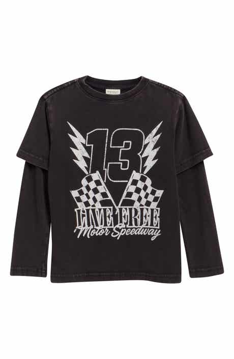 Kids' Born Free Long Sleeve Layered Graphic T-Shirt