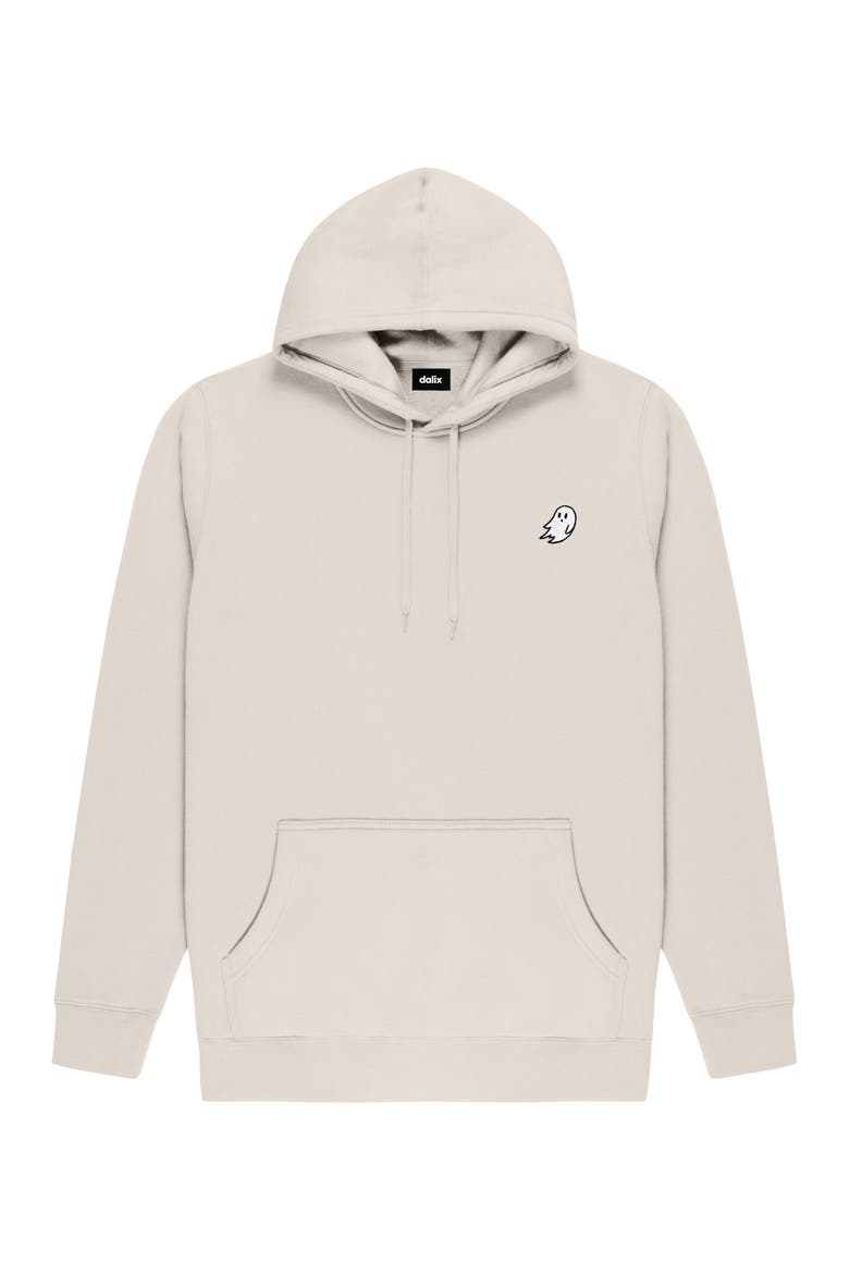 Ghost Midweight Fleece Classic Hooded Sweatshirt, Main, color, Bone