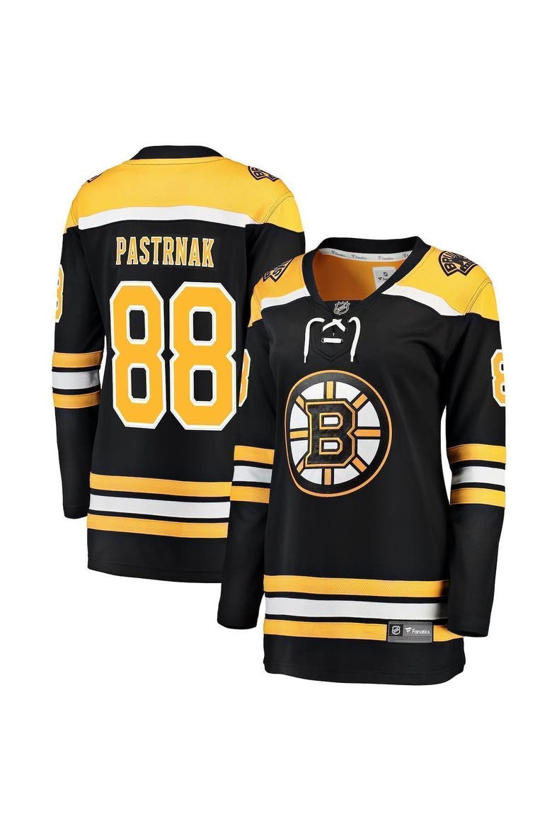 Women's Fanatics Branded David Pastrnak Black Boston Bruins Home Premier Breakaway Player Jersey, Main, color, BLACK