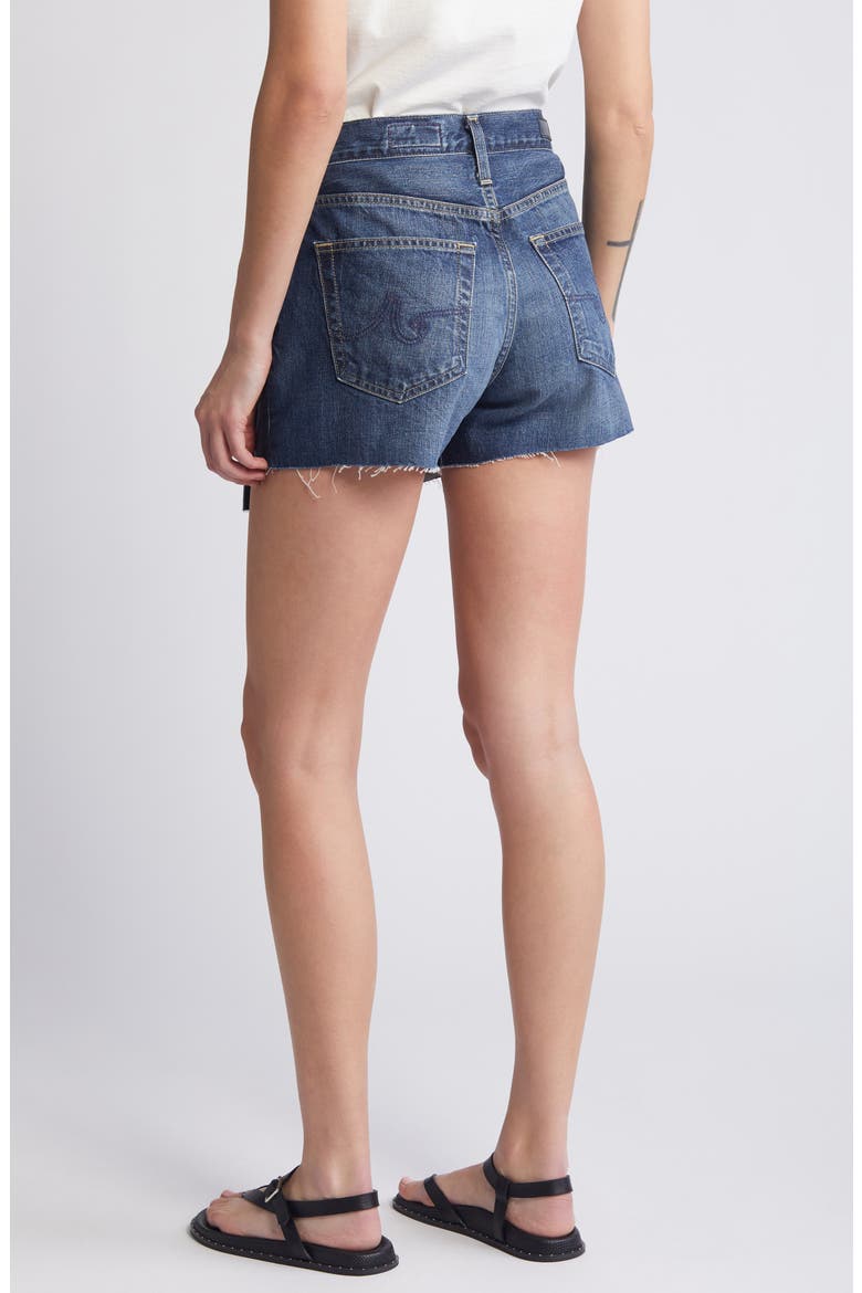 Ira Denim Miniskirt, Alternate, color, ACROPOLIS