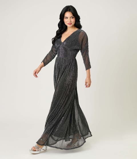 Faux Wrap Maxi Dress