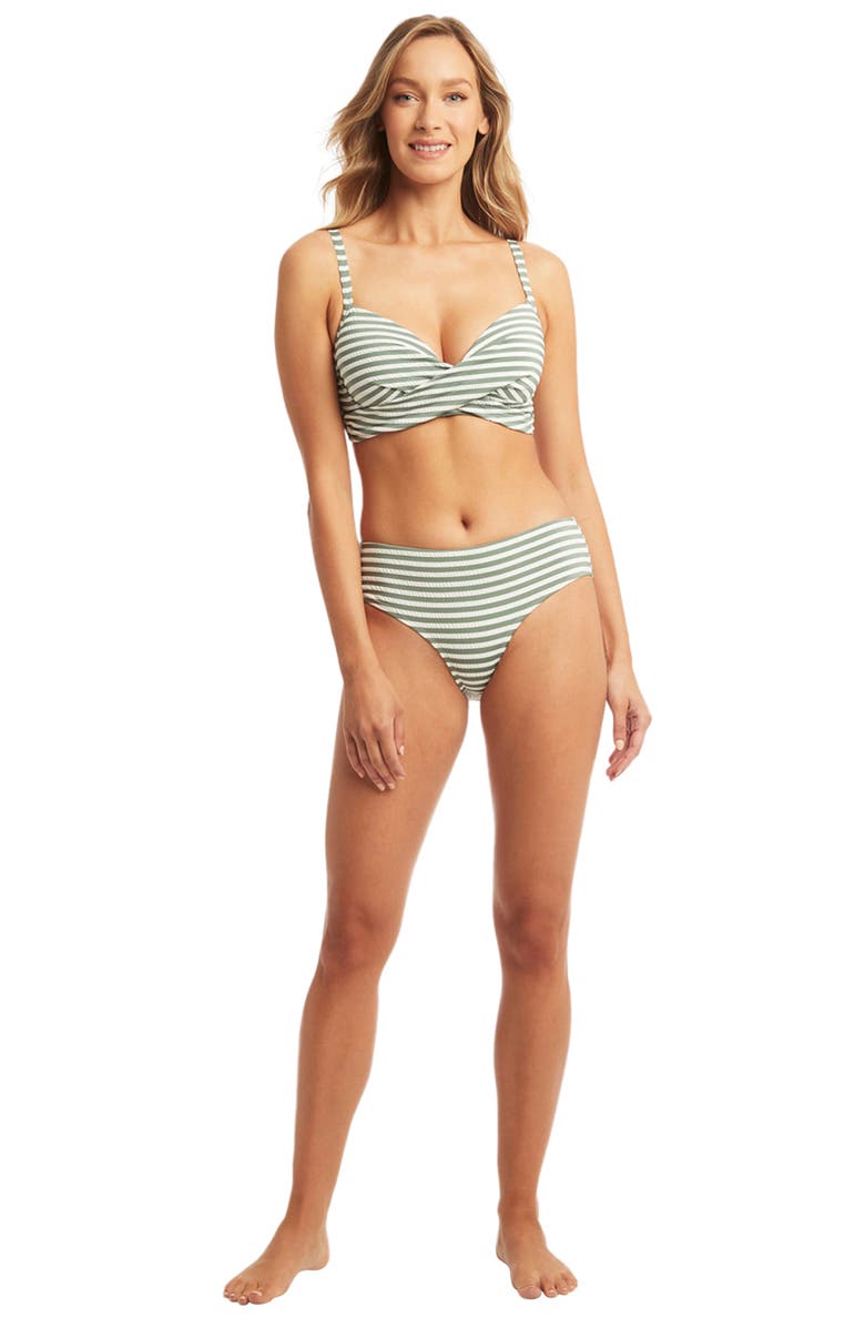 Sea Level Capri Mid Rise Bikini Bottoms, Alternate, color,