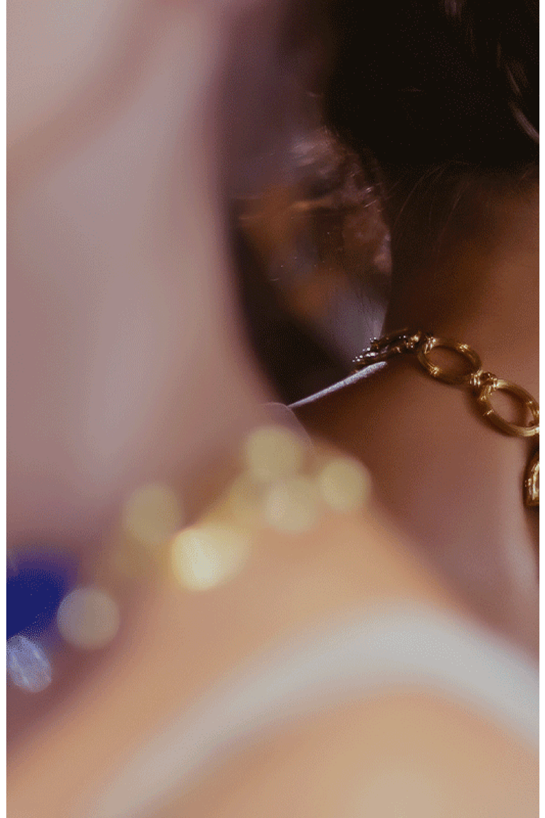 The Lustrous Kingdom Necklace, Alternate, color, Royal Blue / Gold