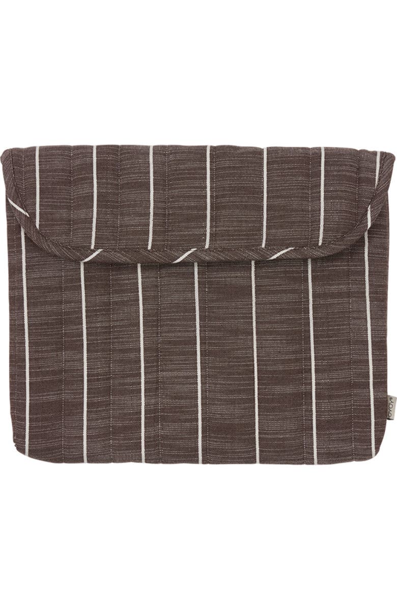 OYOY Futo Sleeve, Alternate, color, Brown/Offwhite