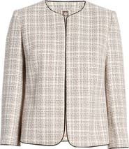 Anne Klein Plaid Jacket