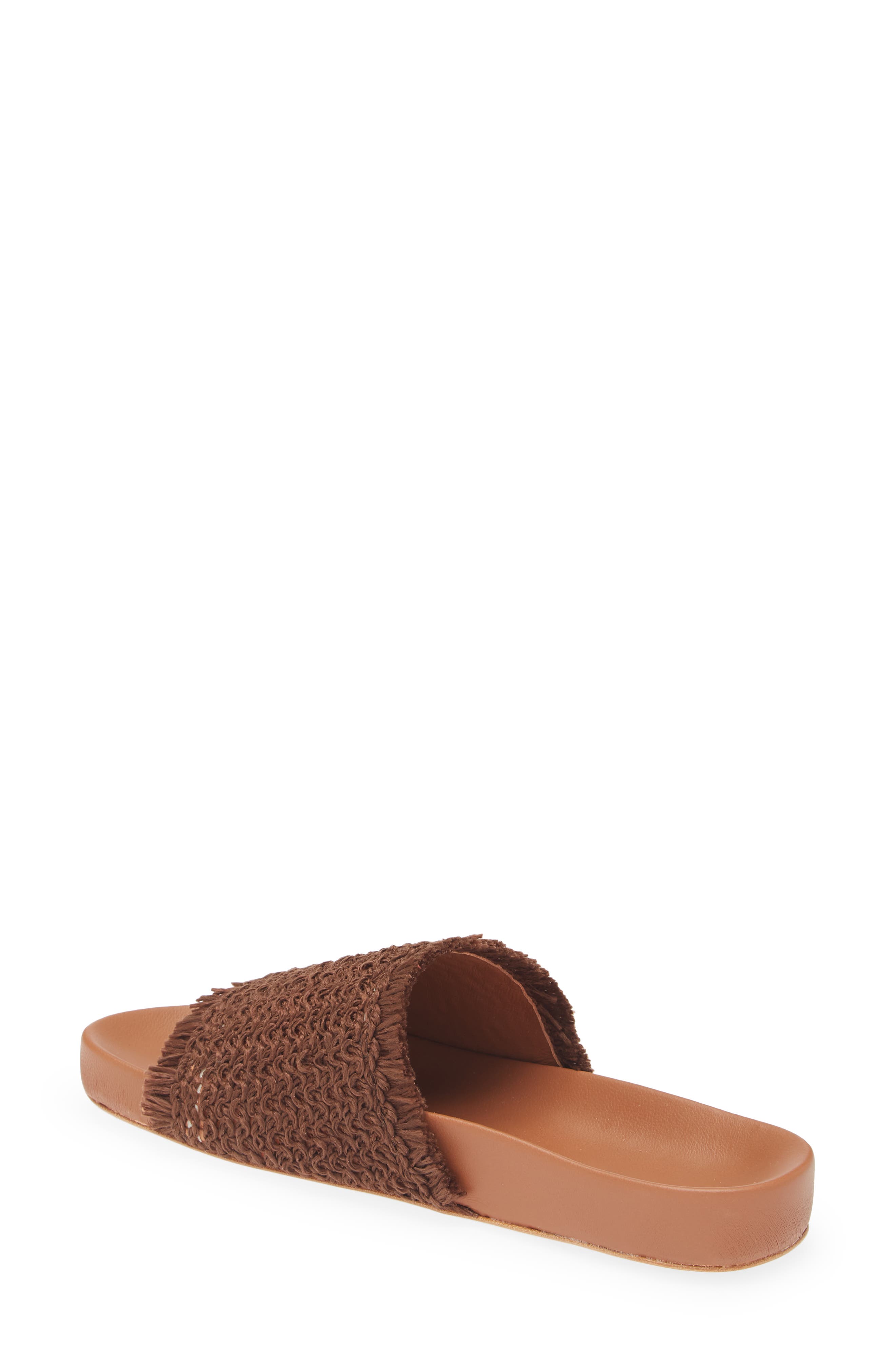 Chocolat Blu Dani Raffia Slide Sandal, Alternate, color, 