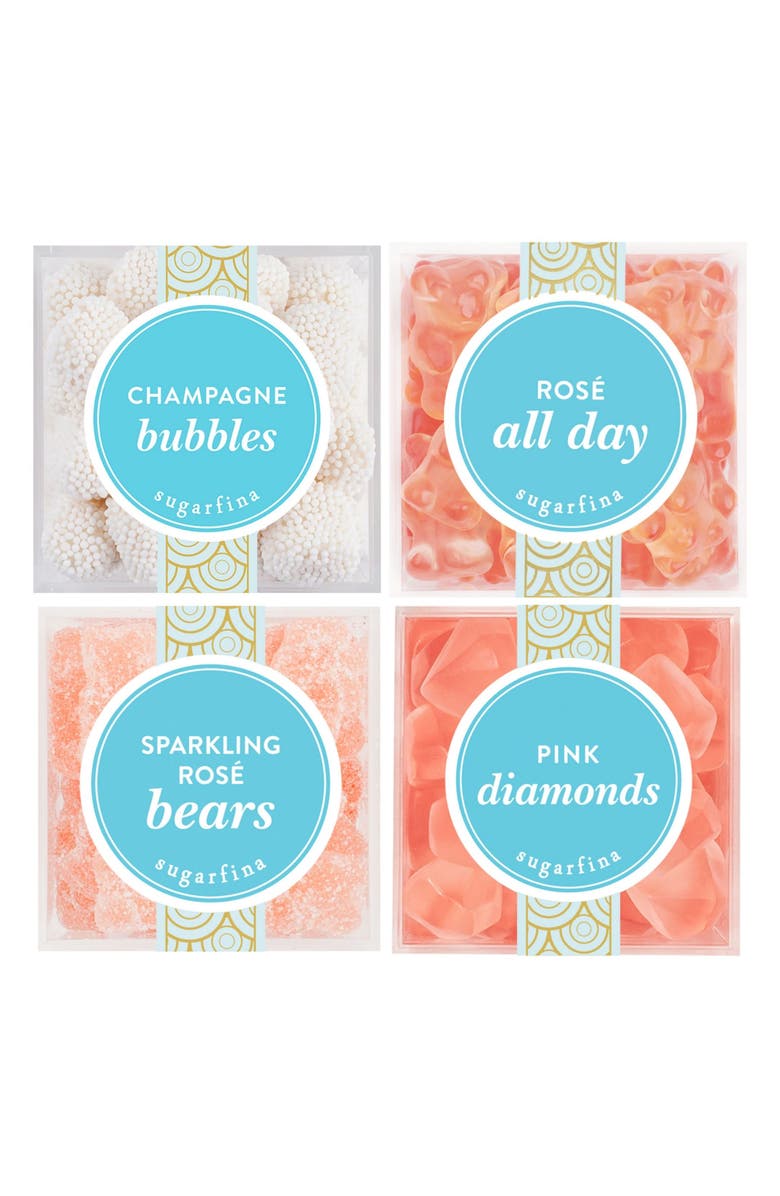 sugarfina Cake Box 4-Piece Candy Bento Box, Main, color,