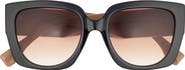 Love Moschino 53mm Square Sunglasses