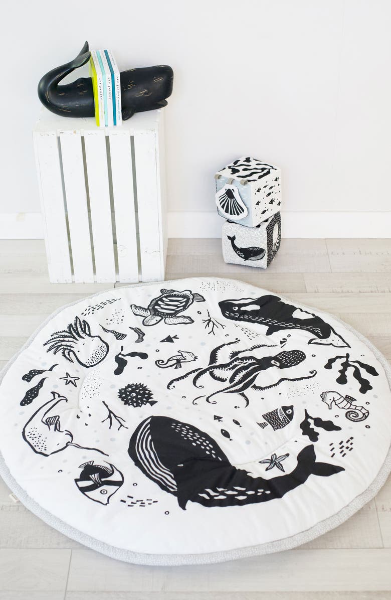 Wee Gallery Ocean Playmat, Alternate, color, Ocean