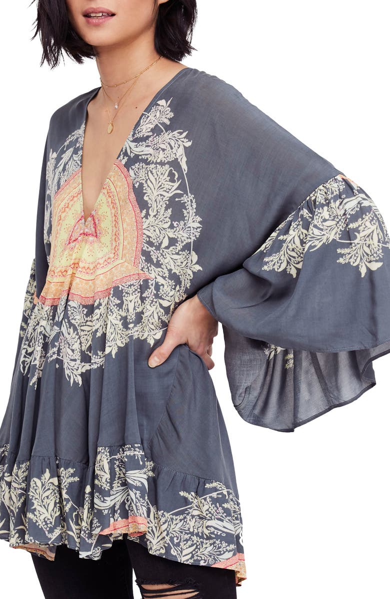 Free People Sunset Dreams Ruffle Top, Main, color, 