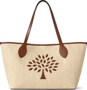 Mulberry Raffia Tree Tote
