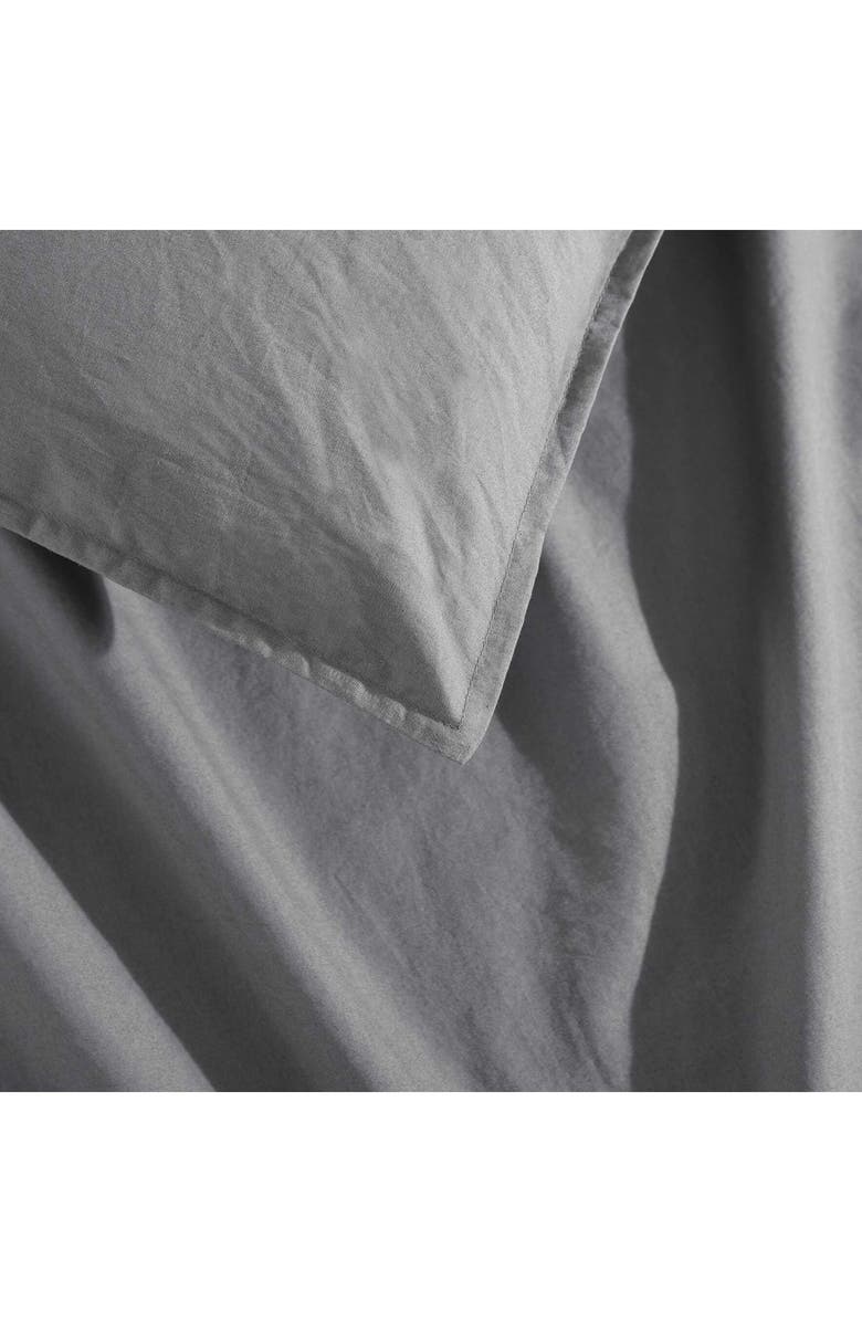 Calvin Klein Washed Percale Comforter & Sham Set, Alternate, color, Graphite