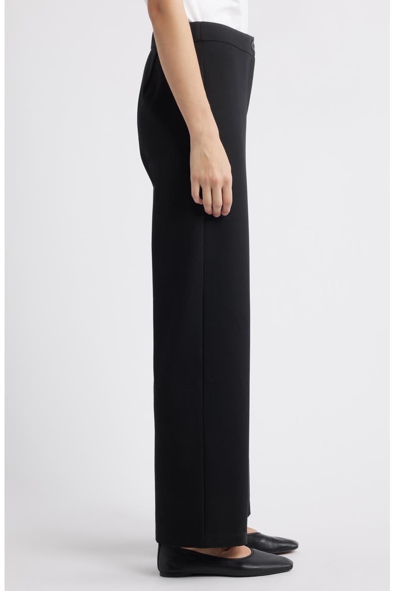 Straight Fit Pants, Alternate, color, BLACK