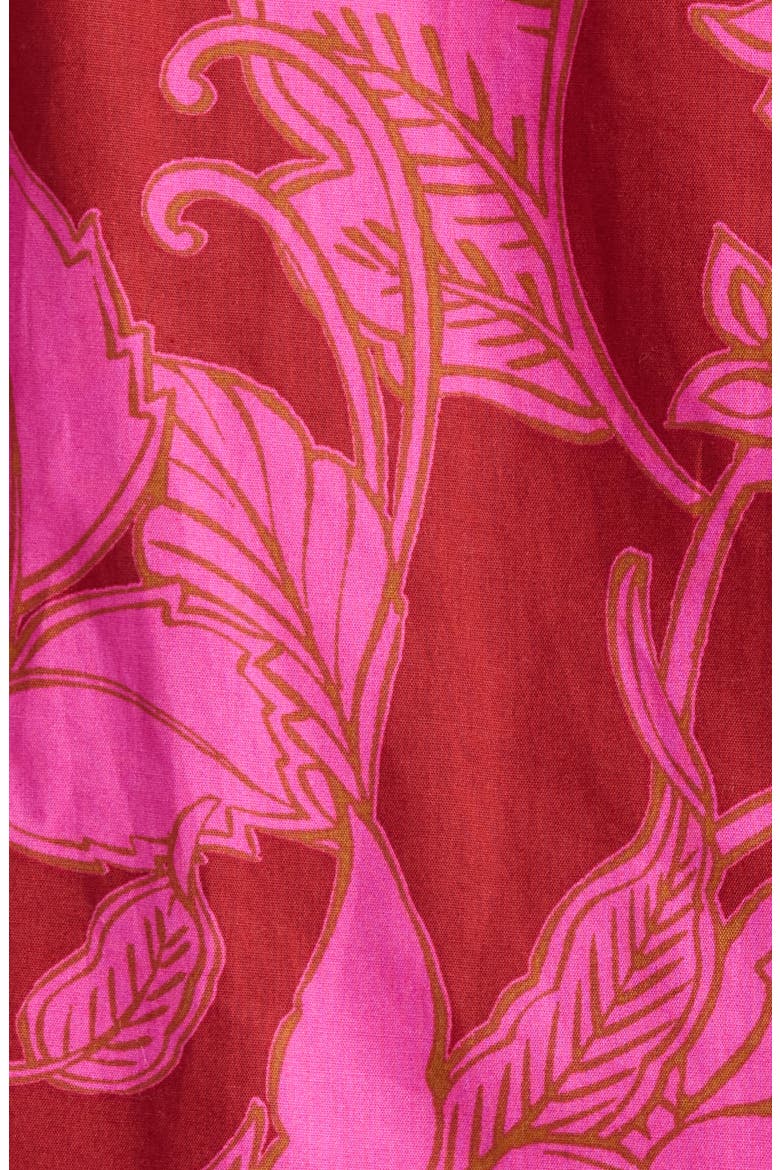 Craney Floral Print Top, Alternate, color, BURG-PINK