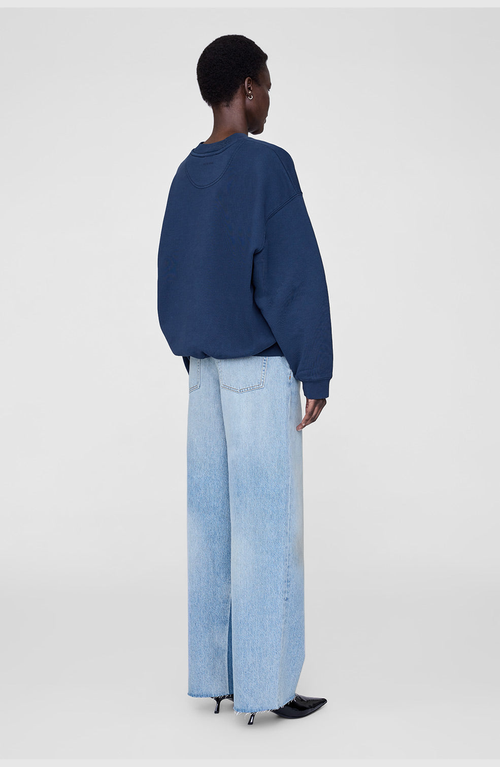 Anine Bing Paris Jaci Sweatshirt In Blue