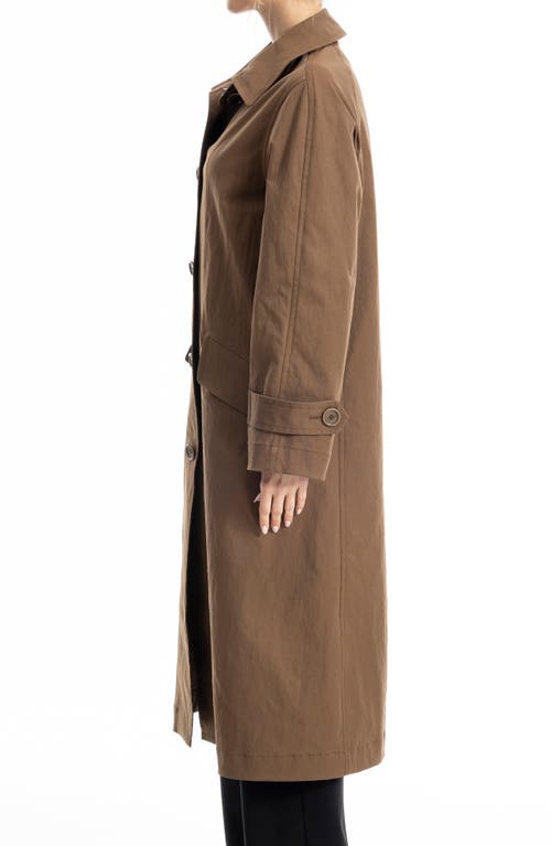 Max Studio Long Jacket In Brown