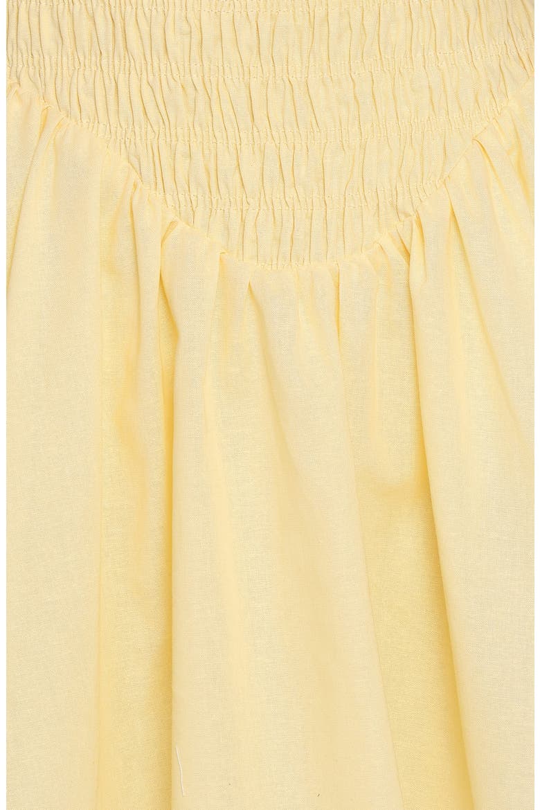 Ziva Smocked Minidress, Alternate, color, YELLOW