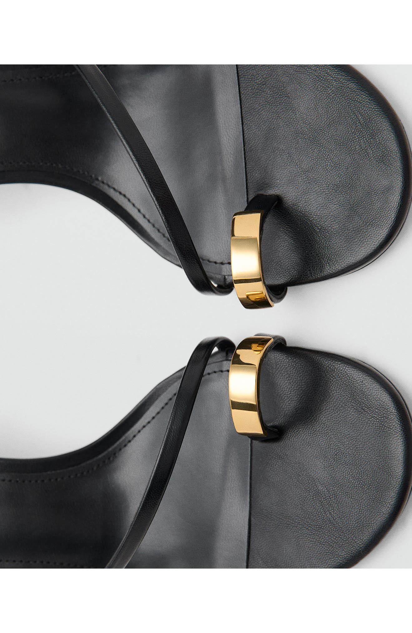 MANGO Niza Ankle Strap Sandal, Alternate, color, Black