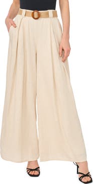 Halogen® Wide Leg Belted Pants