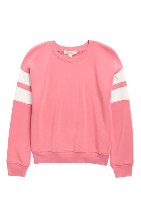 Kids' Athlete Stripe Cloud Sweatshirt (Big Kid)