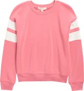 Walking on Sunshine Kids' Athlete Stripe Cloud Sweatshirt