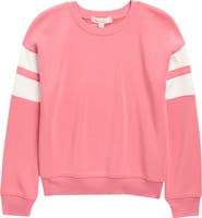 Walking on Sunshine Kids' Athlete Stripe Cloud Sweatshirt