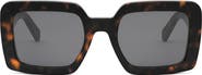 CELINE Triomphe 56mm Square Sunglasses