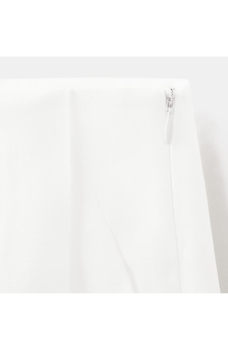MANGO Featuring Hailey Bieber Straight Fit Pants, Alternate, color, Off White