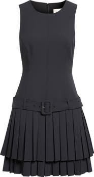 Cinq à Sept Reena Pleat Detail Sleeveless Dress